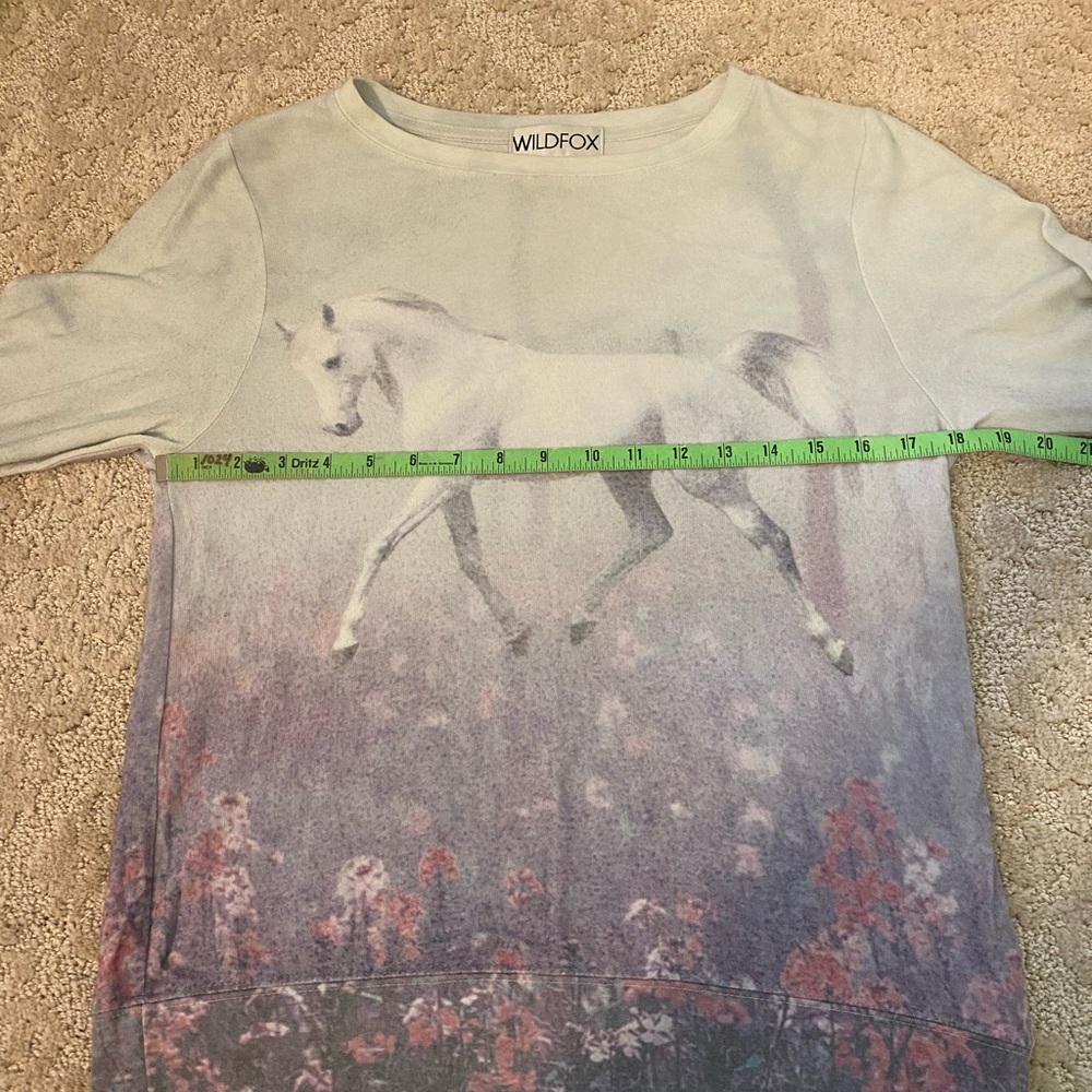Wildfox GARDEN TROT Horse Jumper Sweater XS - Picture 4 of 5
